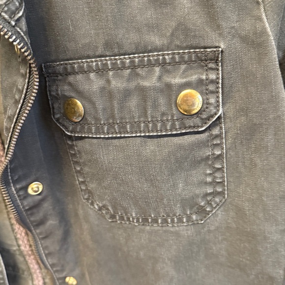 J. Crew Olive Green Jacket with Gold Buttons - Picture 5 of 7